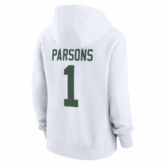 Micah Parsons  Women's Player Name & Number Fleece Hoodie - Green Bay Packers