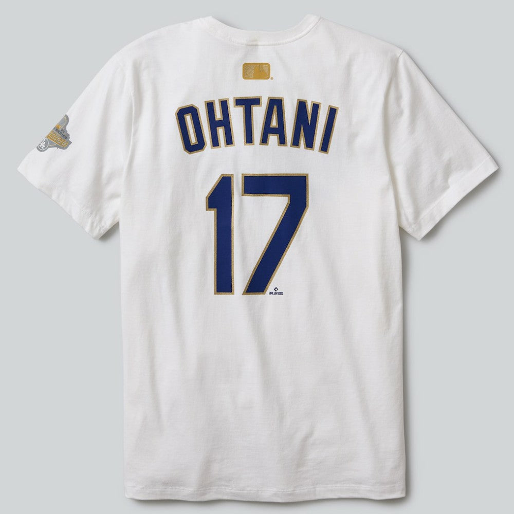 MLB Shohei Ohtani Los Angeles Dodgers Nike 2026 Gold Collection Name & Number T-Shirt