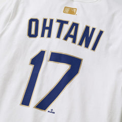 MLB Shohei Ohtani Los Angeles Dodgers Nike 2026 Gold Collection Name & Number T-Shirt