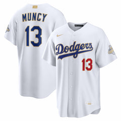 MLB Max Muncy Los Angeles Dodgers Nike 2026 Gold Collection Stadium Jersey