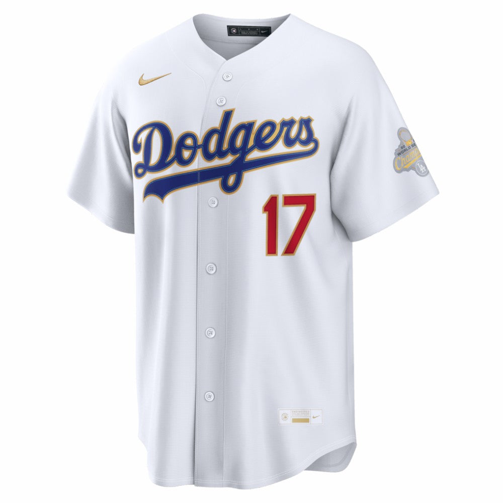 MLB Shohei Ohtani Los Angeles Dodgers Nike 2026 Gold Collection Stadium Jersey
