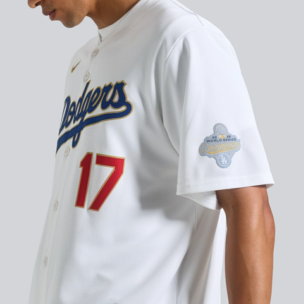 MLB Shohei Ohtani Los Angeles Dodgers Nike 2026 Gold Collection Stadium Jersey