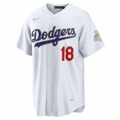 MLB Yoshinobu Yamamoto Los Angeles Dodgers Nike 2026 Gold Collection Stadium Jersey