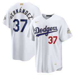 MLB Teoscar Hernández Los Angeles Dodgers Nike 2026 Gold Collection Stadium Jersey