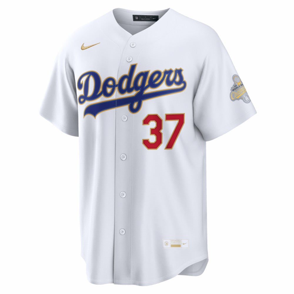 MLB Teoscar Hernández Los Angeles Dodgers Nike 2026 Gold Collection Stadium Jersey