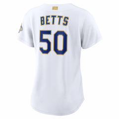 MLB Mookie Betts Los Angeles Dodgers Nike Women's 2026 Gold Collection Stadium Jersey