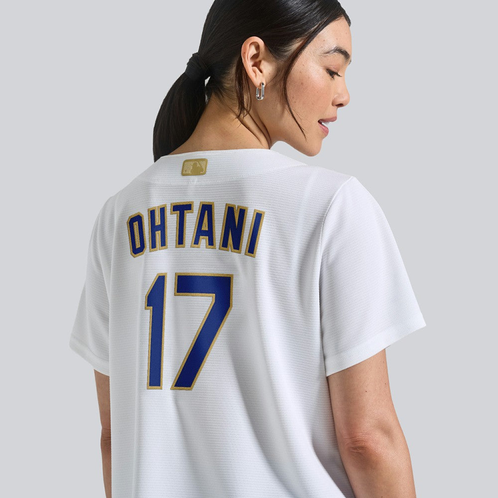 MLB Shohei Ohtani Los Angeles Dodgers Nike Women's 2026 Gold Collection Stadium Jersey