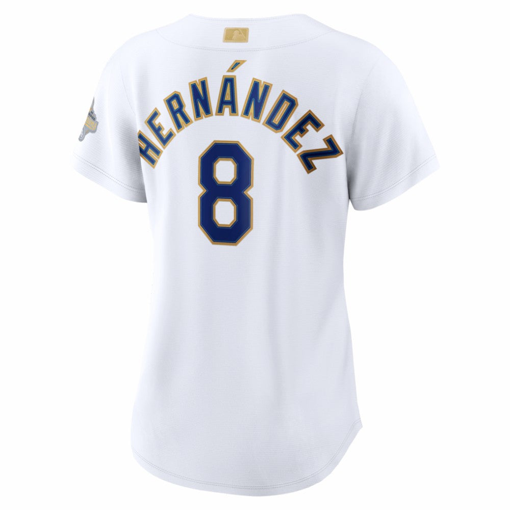 MLB Enrique Hernández Los Angeles Dodgers Nike Women's 2026 Gold Collection Stadium Jersey