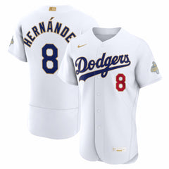 MLB Enrique Hernández Los Angeles Dodgers Nike 2026 Gold Collection Authentic Jersey