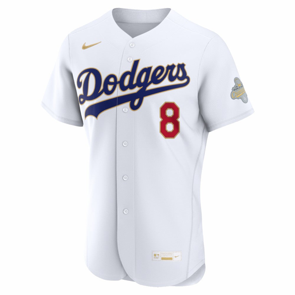 MLB Enrique Hernández Los Angeles Dodgers Nike 2026 Gold Collection Authentic Jersey