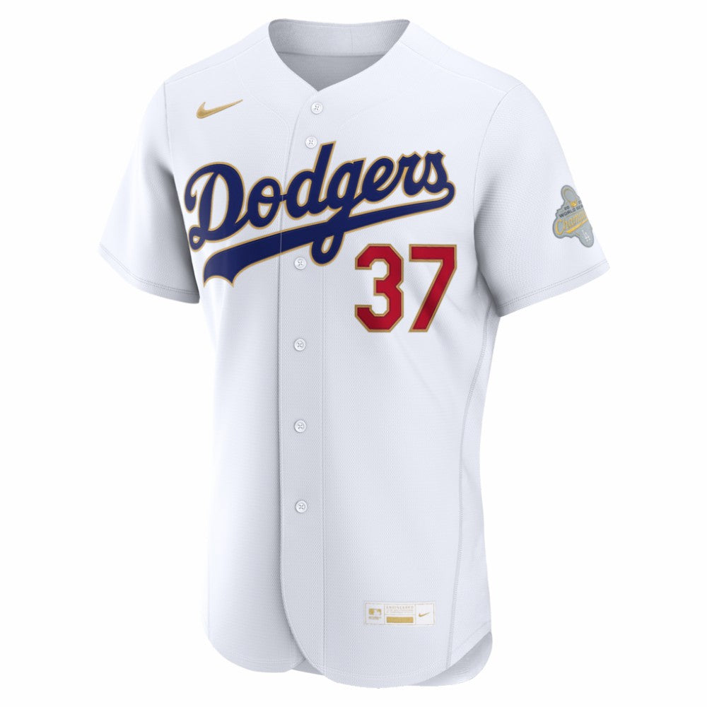 MLB Teoscar Hernández Los Angeles Dodgers Nike 2026 Gold Collection Authentic Jersey