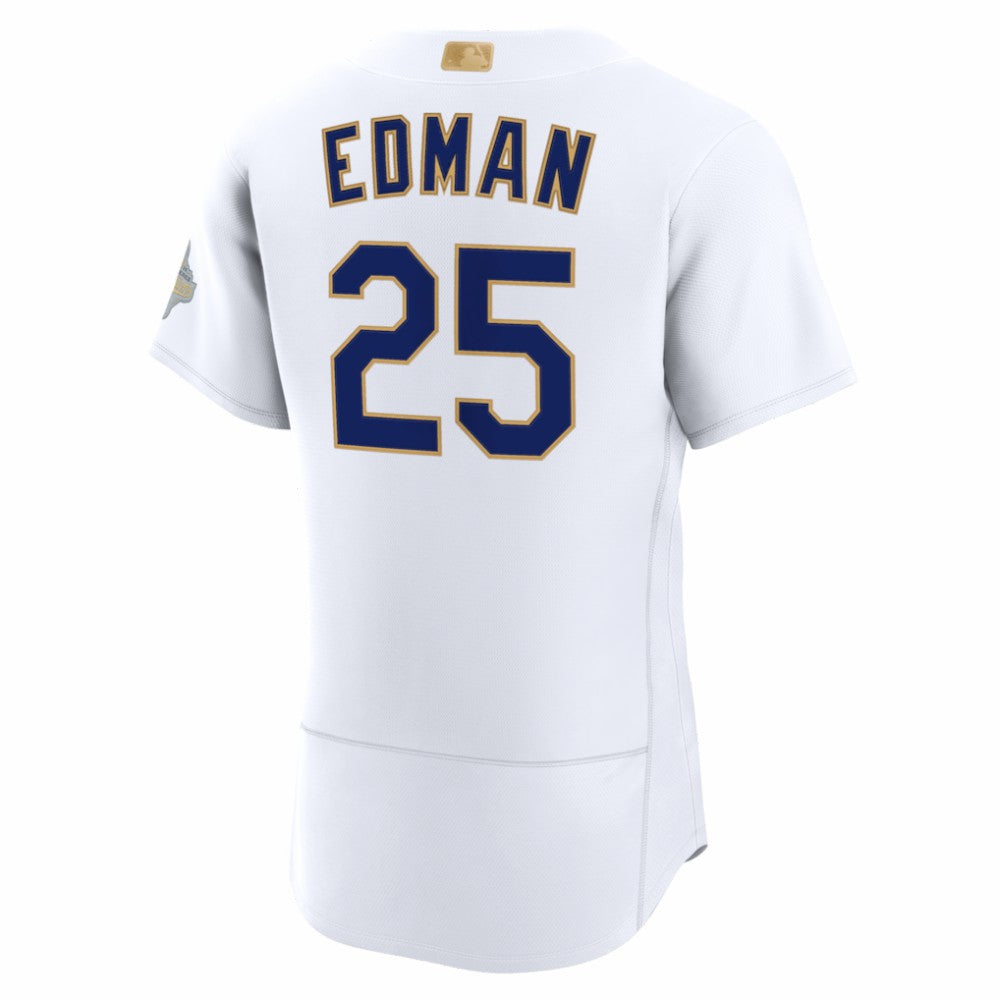 MLB Tommy Edman Los Angeles Dodgers Nike 2026 Gold Collection Authentic Jersey