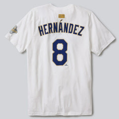 MLB Enrique Hernández Los Angeles Dodgers Nike 2026 Gold Collection Name & Number T-Shirt