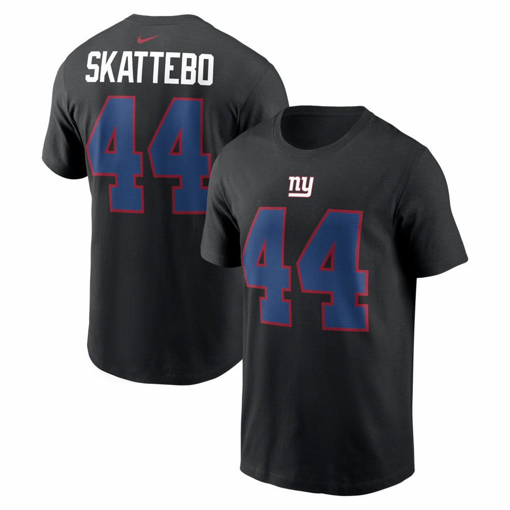 Cam Skattebo  Name & Number T-Shirt - New York Giants