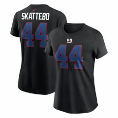 Cam Skattebo  Women's Name & Number T-Shirt - New York Giants