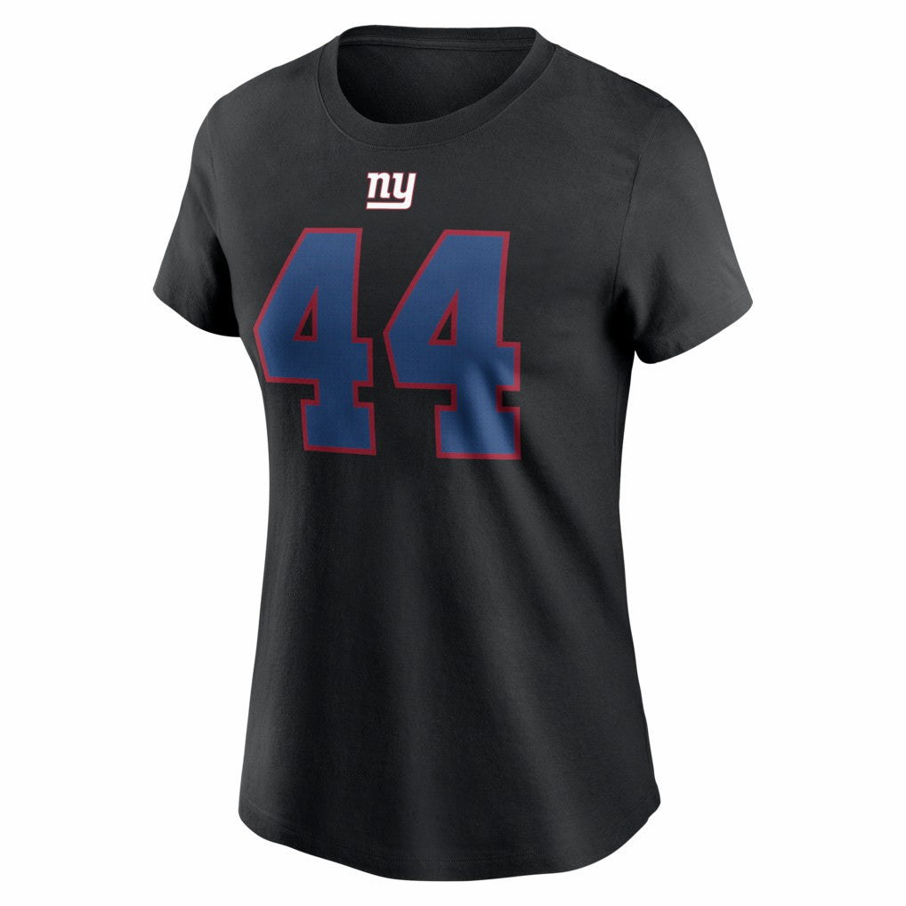Cam Skattebo  Women's Name & Number T-Shirt - New York Giants