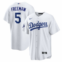 MLB Freddie Freeman Los Angeles Dodgers Nike Home 2025 World Series Champions Replica Jersey