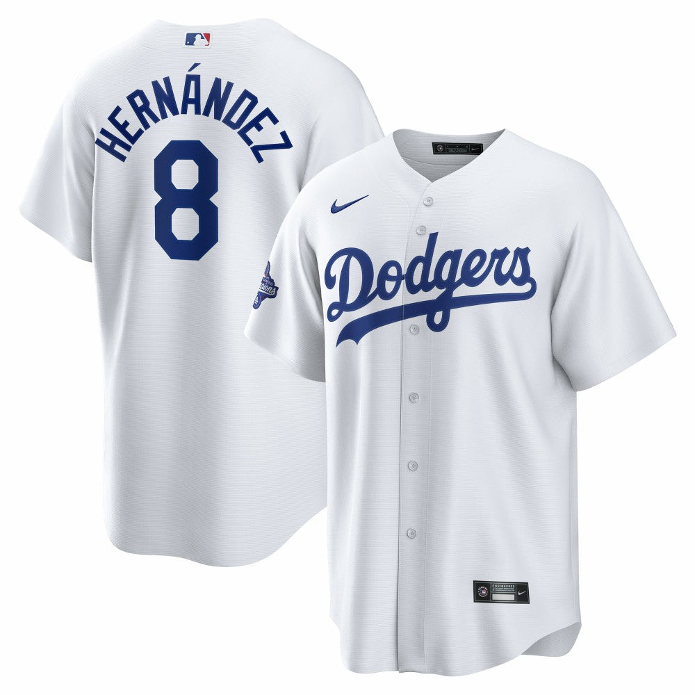 MLB Enrique Hernández Los Angeles Dodgers Nike Home 2025 World Series Champions Replica Jersey