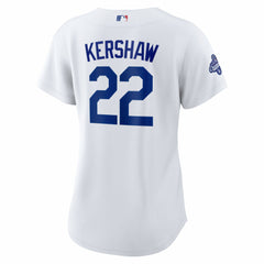 MLB Clayton Kershaw Los Angeles Dodgers Nike Women's Home 2025 World Series Champions Replica Jersey