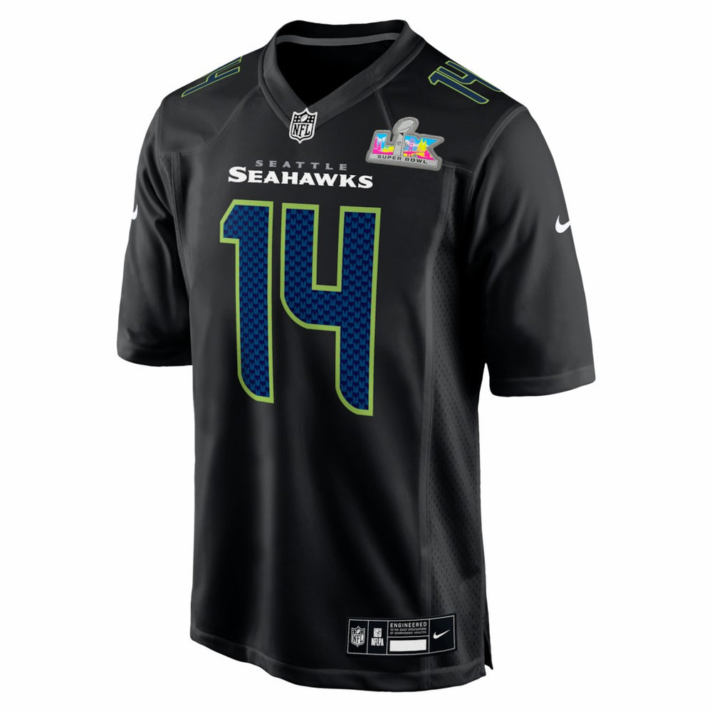 Sam Darnold  Super Bowl LX Patch Carbon Fashion Game Jersey - Seattle Seahawks