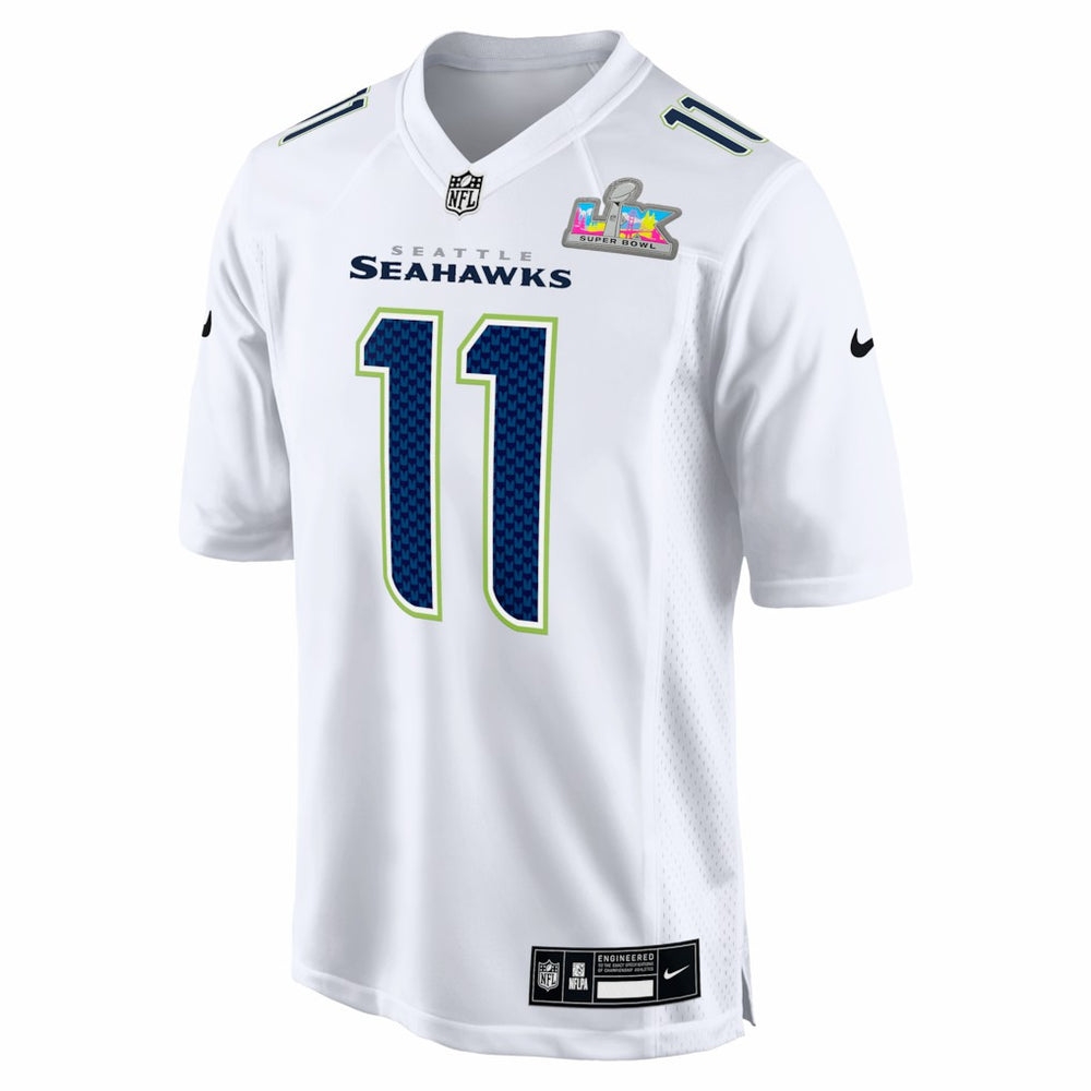 Jaxon Smith-Njigba  Super Bowl LX Patch Tundra Fashion Game Jersey - Seattle Seahawks