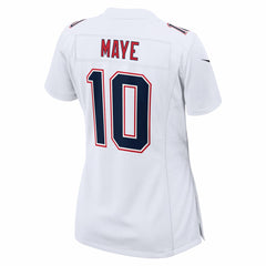 Drake Maye  Women's Super Bowl LX Patch Tundra Fashion Game Jersey - New England Patriots