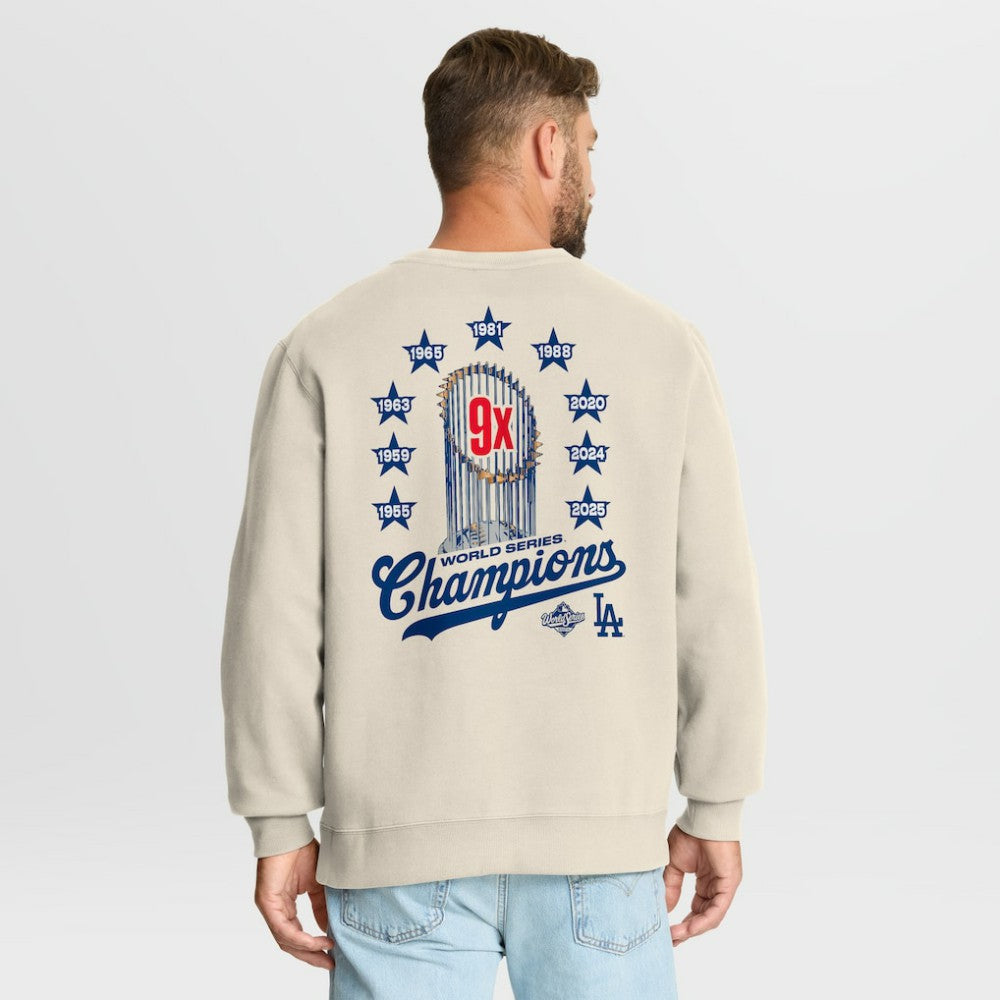 MLB Los Angeles Dodgers Fanatics 9x Champs Crewneck Sweatshirt