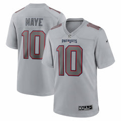 Drake Maye  Atmosphere Fashion Game Jersey - New England Patriots