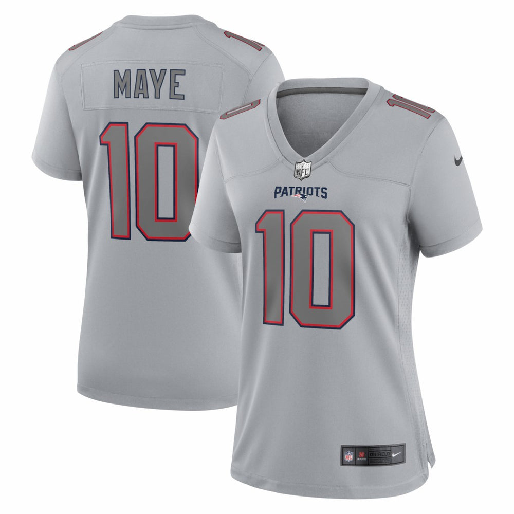 Drake Maye  Women's Fashion Atmosphere Fashion Game Jersey - New England Patriots