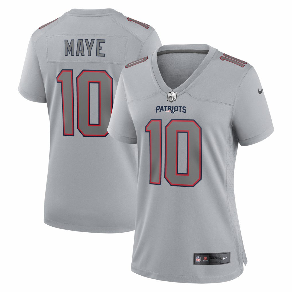 Drake Maye  Women's Fashion Atmosphere Fashion Game Jersey - New England Patriots