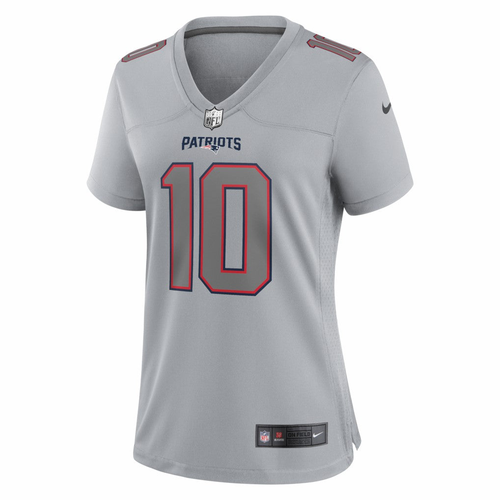 Drake Maye  Women's Fashion Atmosphere Fashion Game Jersey - New England Patriots