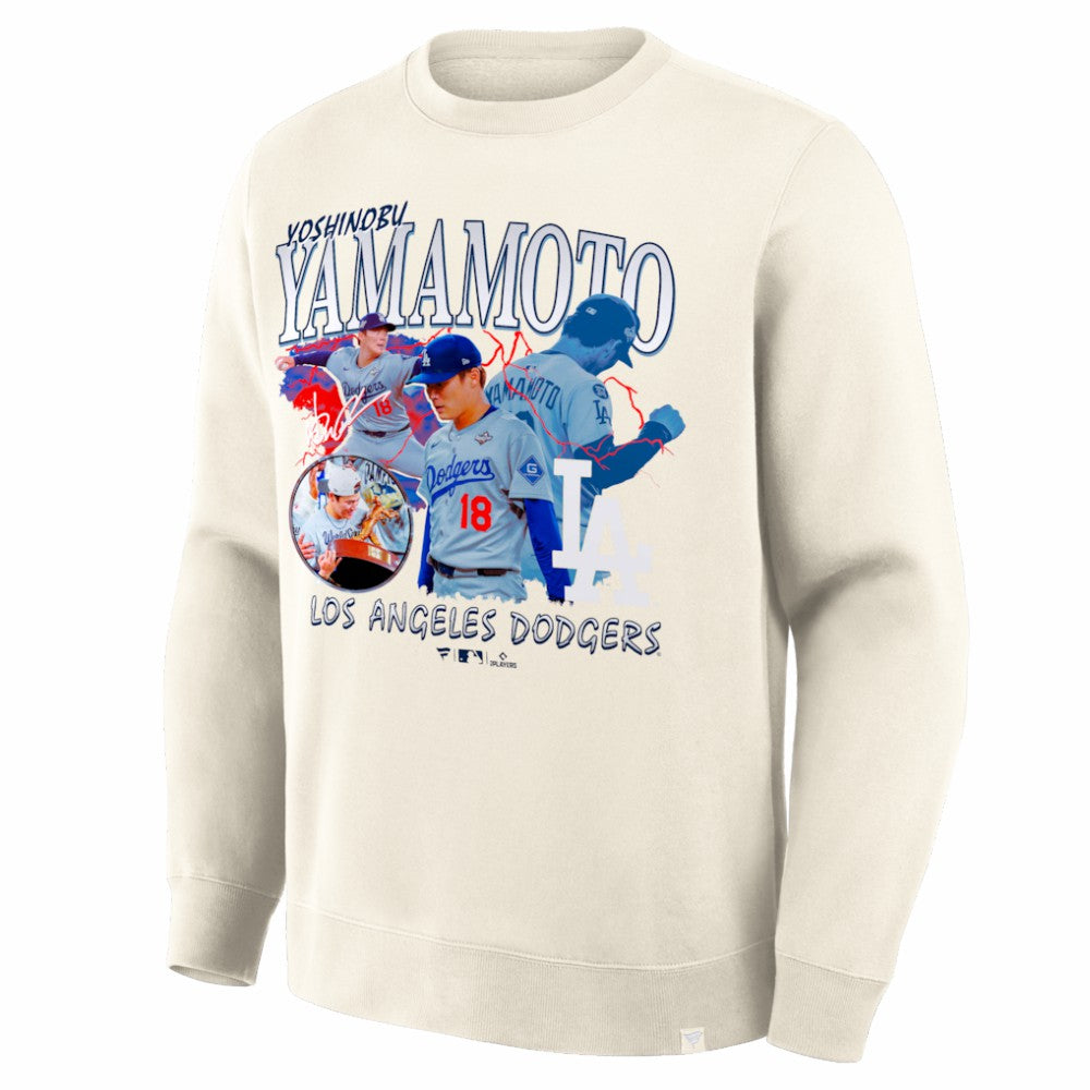 MLB Yoshinobu Yamamoto Los Angeles Dodgers Fanatics Montage Legacy Sweatshirt