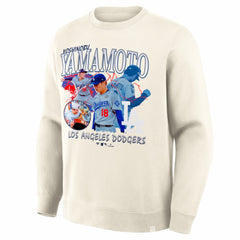 MLB Yoshinobu Yamamoto Los Angeles Dodgers Fanatics Montage Legacy Sweatshirt