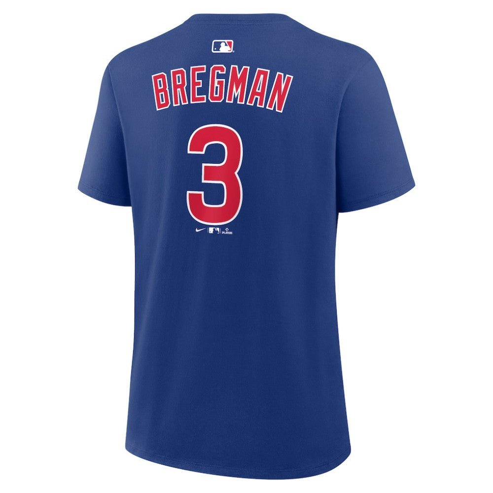 MLB Alex Bregman Chicago Cubs Nike Women's Name & Number T-Shirt