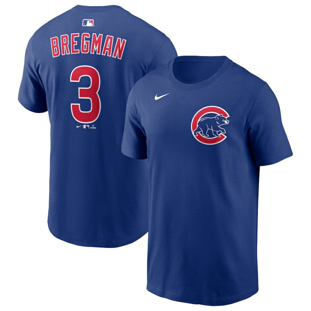 MLB Alex Bregman Chicago Cubs Nike Home Name & Number T-Shirt