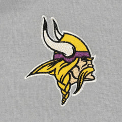 The Wild Collective Women's Faux Fur Lined Tri-Blend Full-Zip Hoodie - Minnesota Vikings