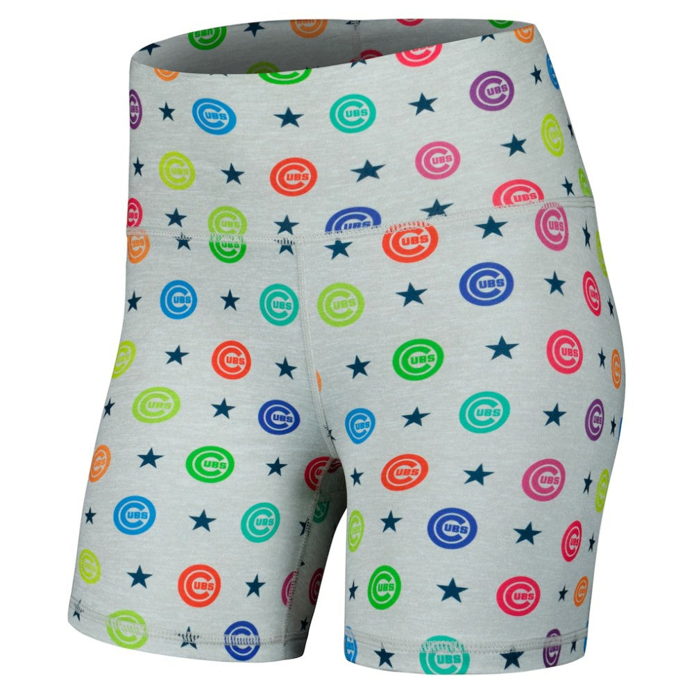 MLB Chicago Cubs Terez Women's TLC Rainbow Shorts