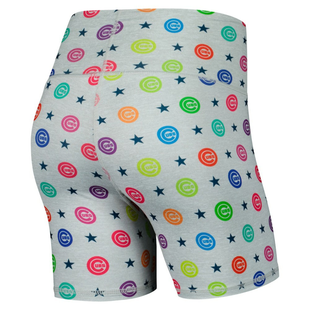 MLB Chicago Cubs Terez Women's TLC Rainbow Shorts