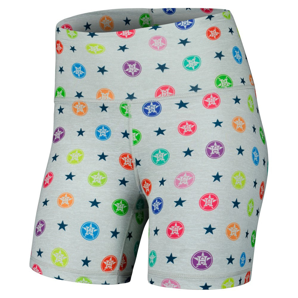 MLB Houston Astros Terez Women's TLC Rainbow Shorts