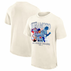 MLB Yoshinobu Yamamoto Los Angeles Dodgers Fanatics Montage T-Shirt
