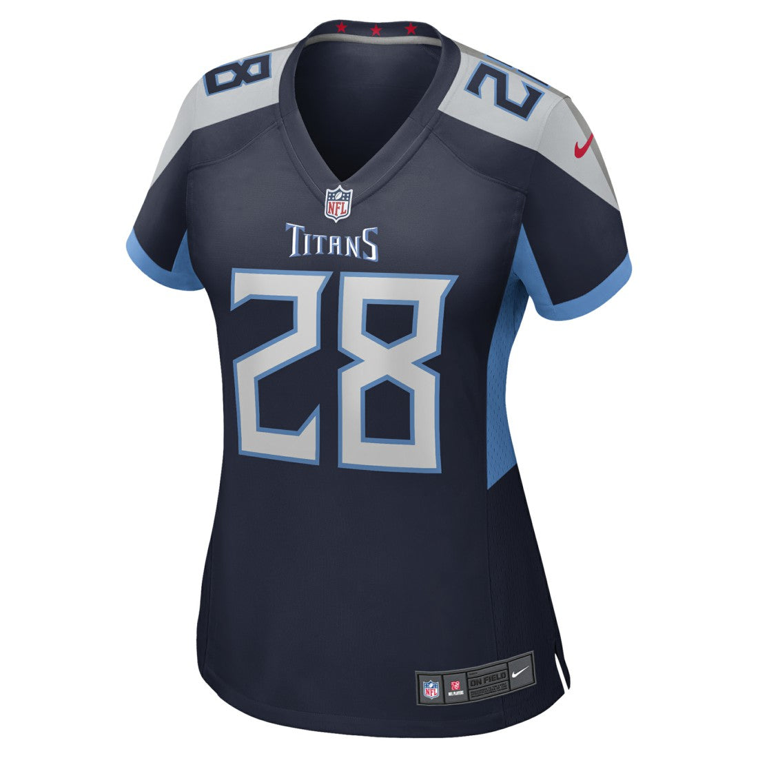 Chris Johnson  Women's Retired Player Game Jersey - Tennessee Titans