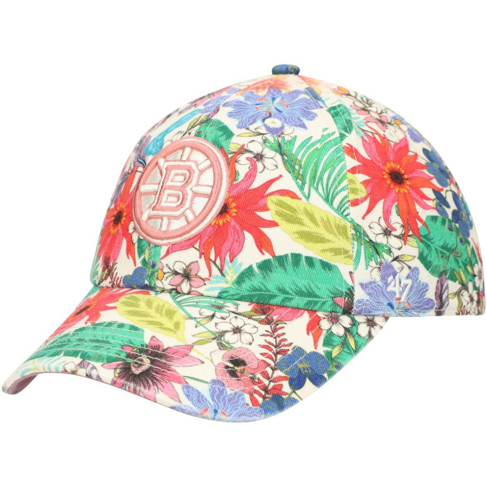 NHL Cream Boston Bruins '47 Women's Pollinator Clean Up Adjustable Hat