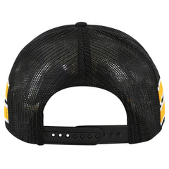 NHL Black Boston Bruins '47 Sideband Stripes Trucker Snapback Hat