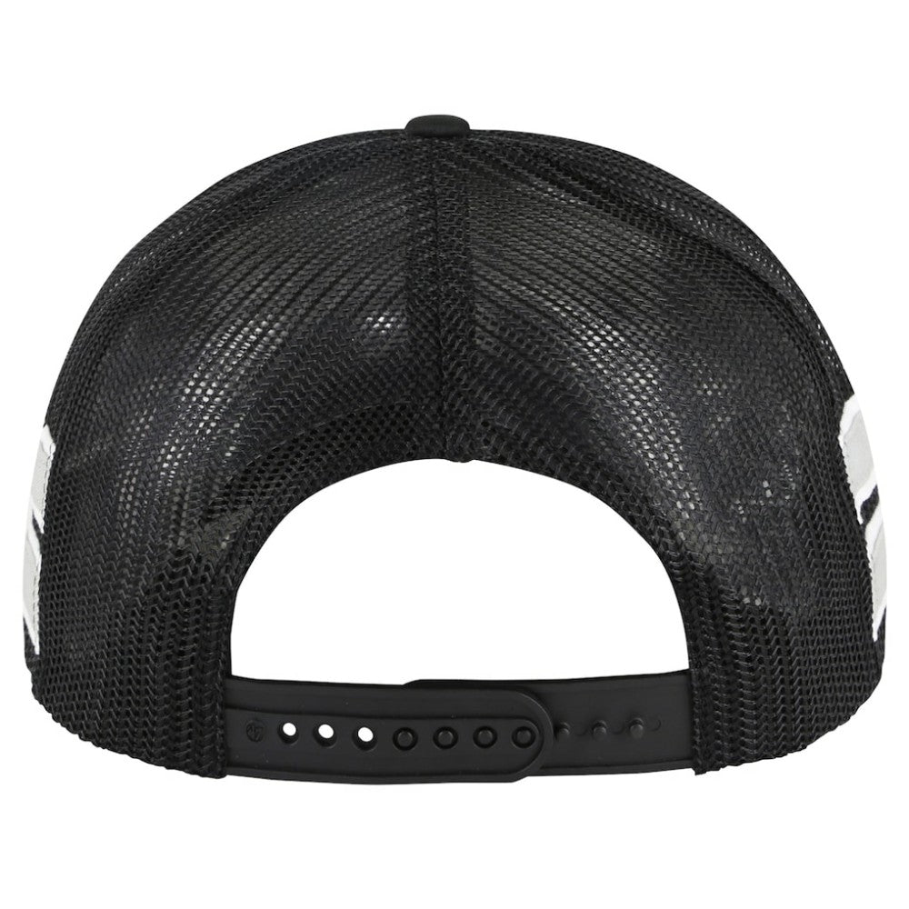 NHL Black Los Angeles Kings '47 Sideband Stripes Trucker Snapback Hat