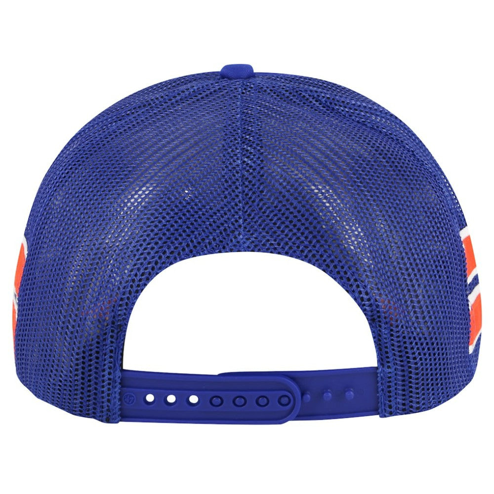 NHL Royal New York Islanders '47 Sideband Stripes Trucker Snapback Hat