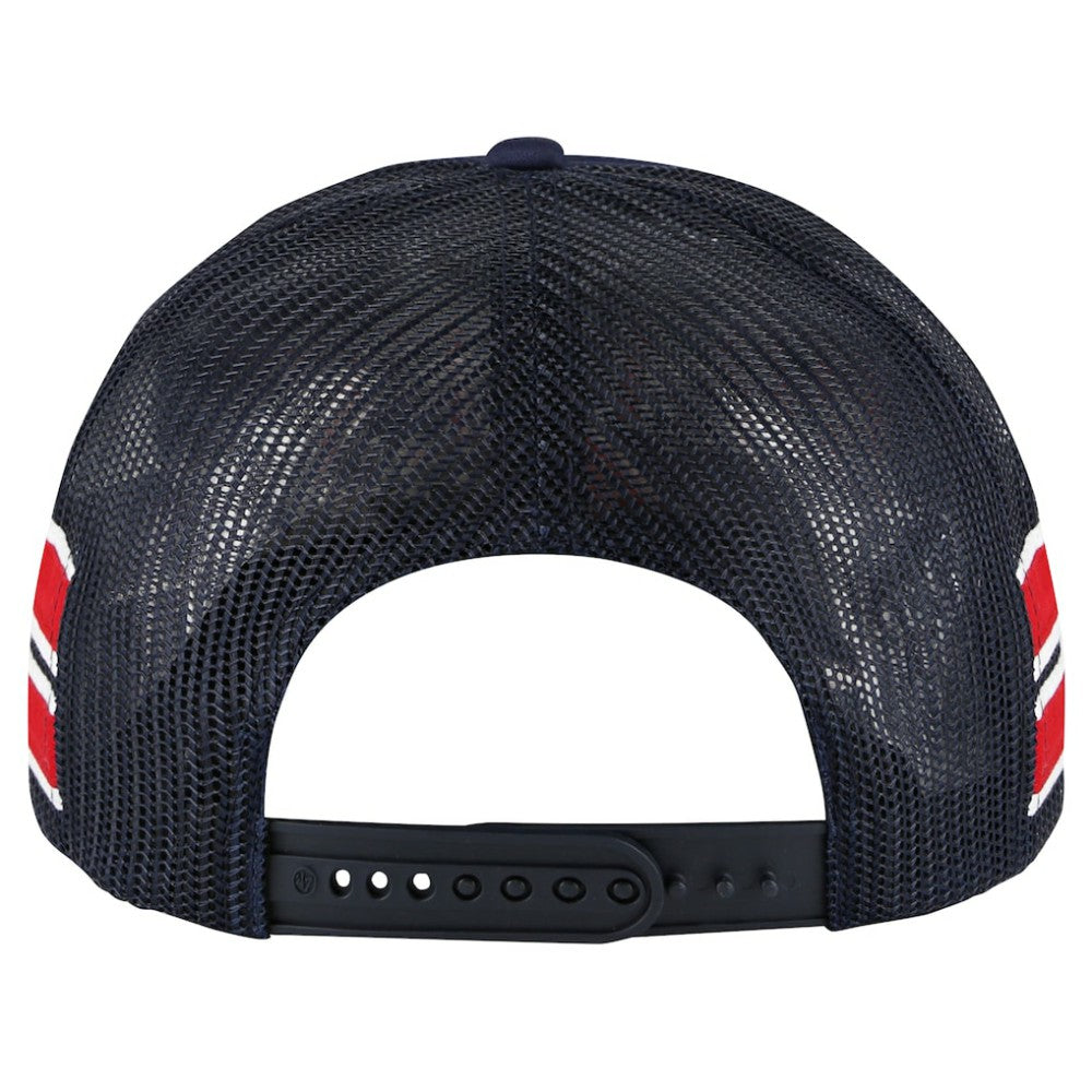 NHL Navy Washington Capitals '47 Sideband Stripes Trucker Snapback Hat