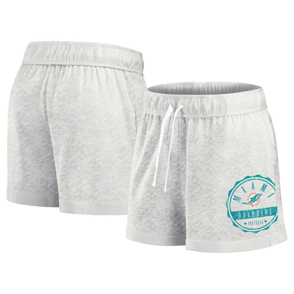 Women's Vintage Badge Shorts - Miami Dolphins