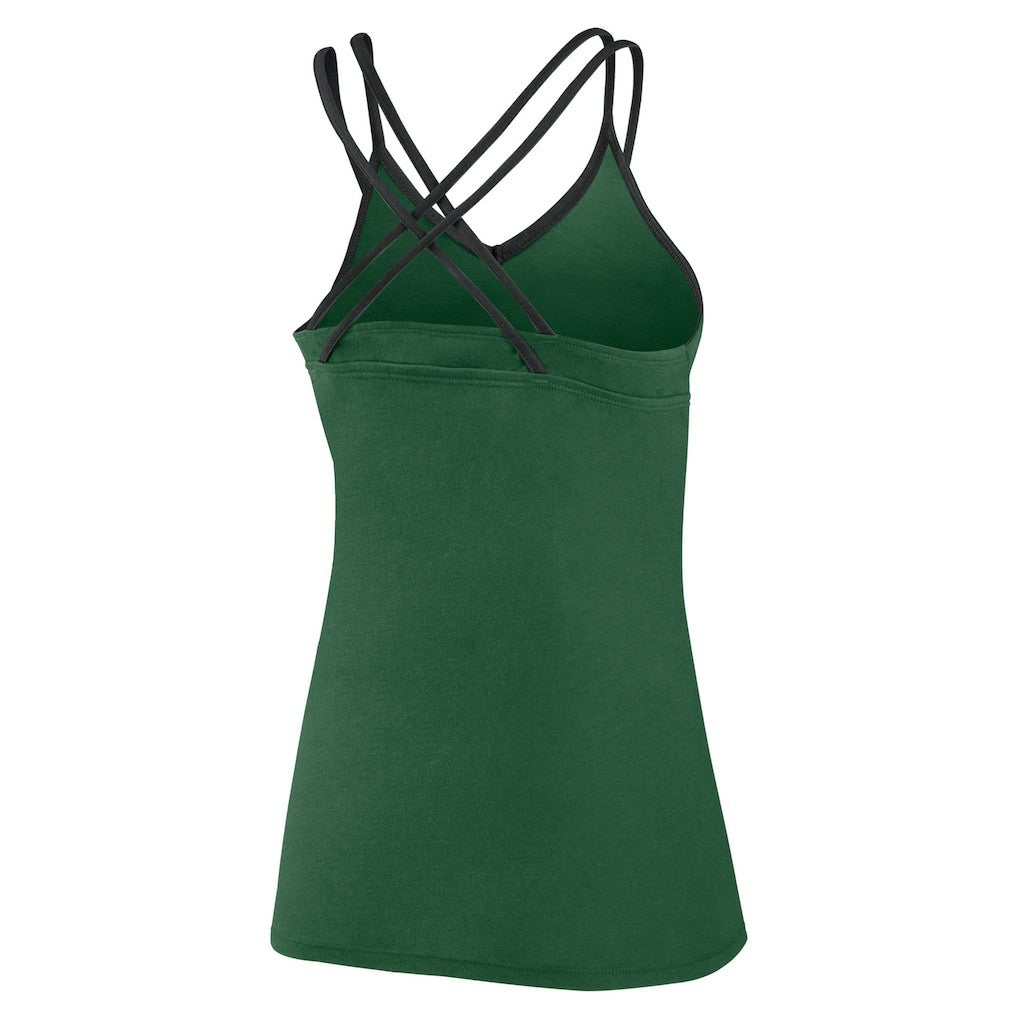 Women's Go For It Strappy Crossback Tank Top - New York Jets