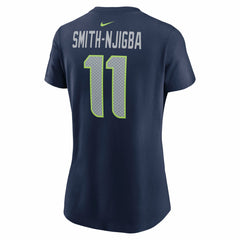 Jaxon Smith-Njigba  Women's Super Bowl LX Patch Name & Number T-Shirt - Seattle Seahawks