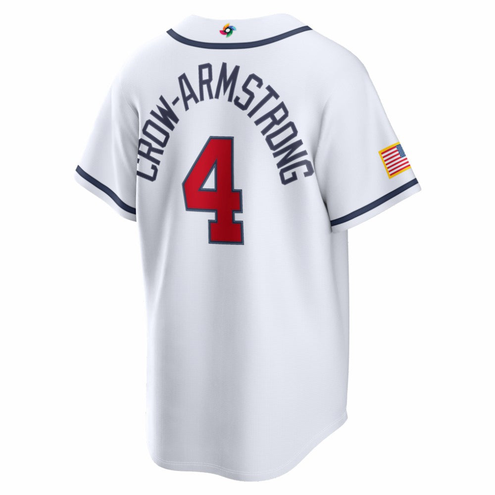 MLB Pete Crow-Armstrong USA Baseball Nike 2026 World Baseball Classic Home Stadium Jersey